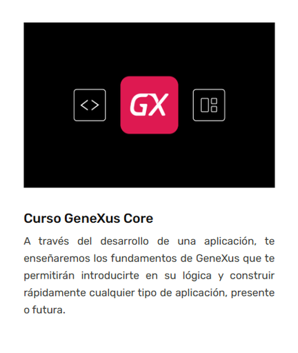 Curso GeneXus Core